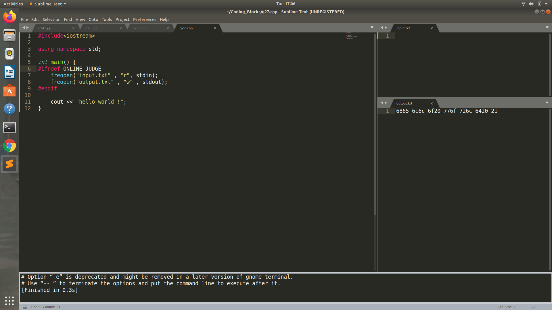 Output Txt Is Giving Absurd Output Technical Support Sublime Forum