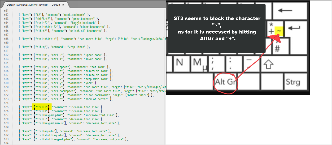 How to edit the Default sublime-keymap? - Technical Support 