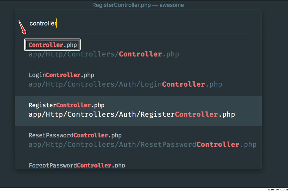 App controller php