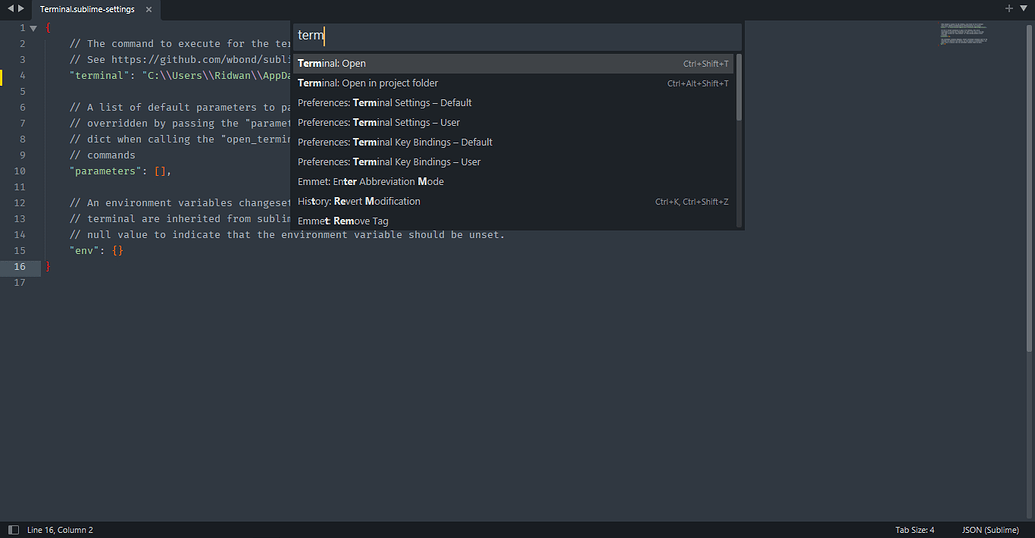 how to open folder in sublime text