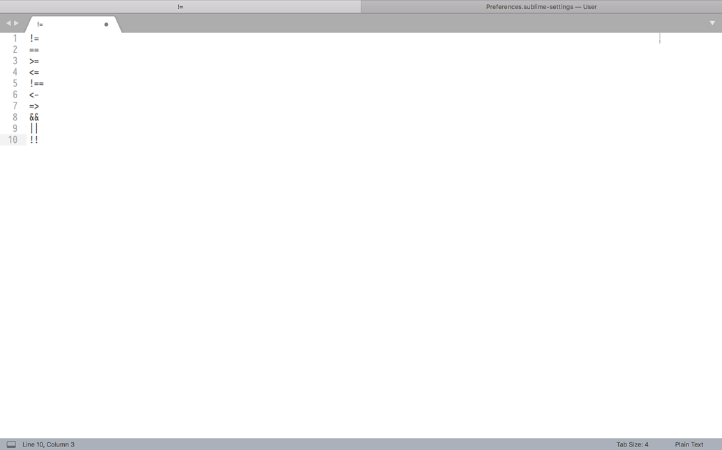 How to enable ligatures? Technical Support Sublime Forum