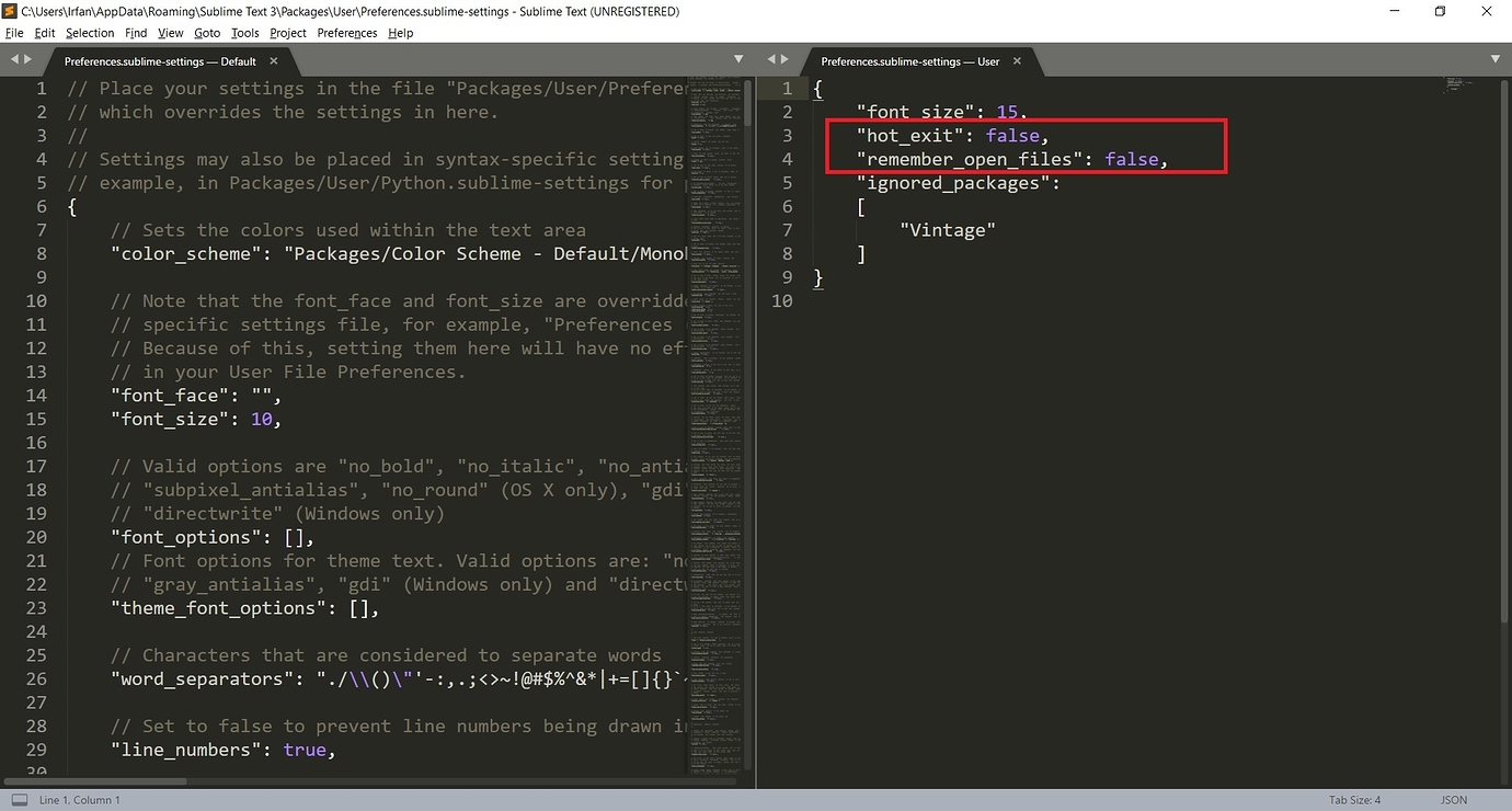 Disable automatic loading of last session - Technical Support - Sublime ...