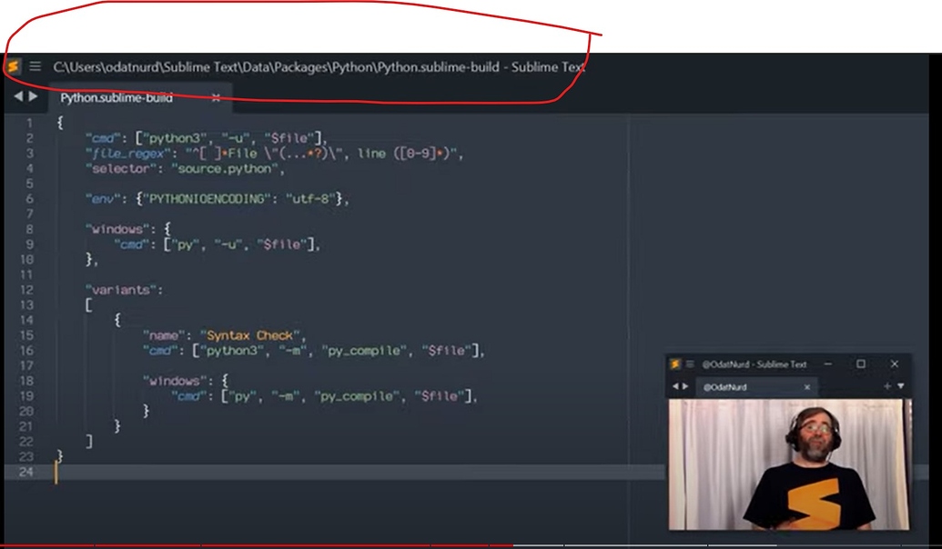Build of python code not showing output - Technical Support - Sublime Forum
