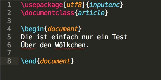 a with umlaut latex