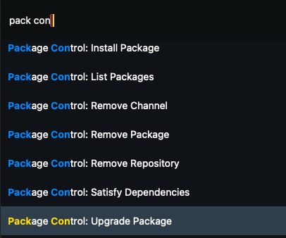 PackageControl