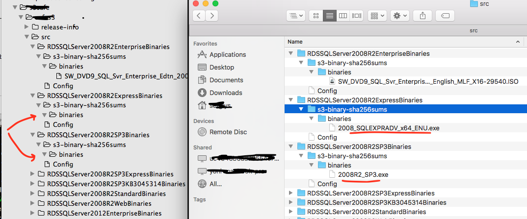 diffmerge folder compare exclude missing files