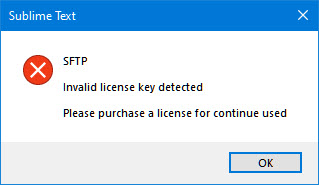 sfpt-invalid-license-key-detected