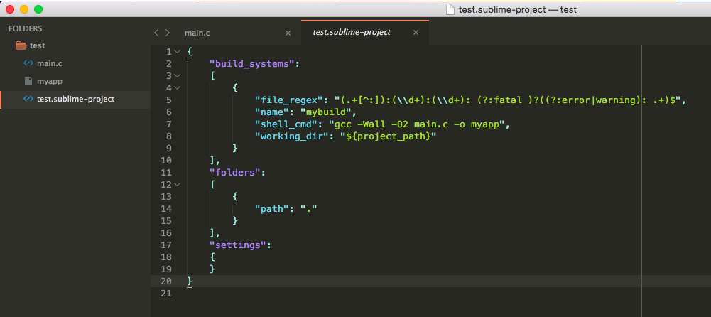i want to use sublime text by default for .cpp mac