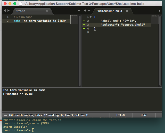 Sublime Text 3 Python