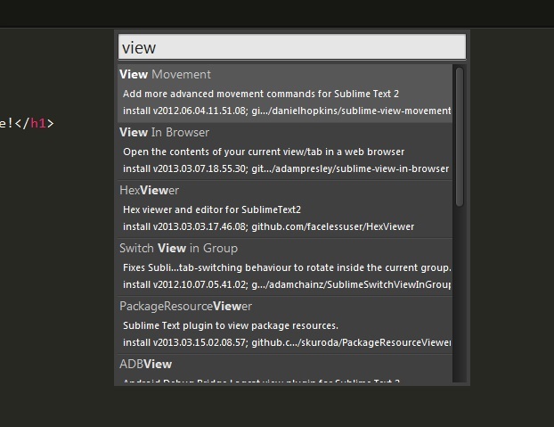 how to preview site in sublime text windows