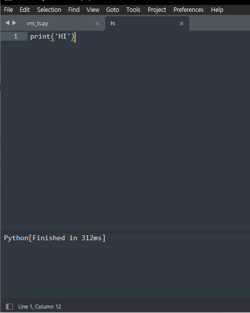 Only print 'Python[Finished in XXX ms]' - Technical Support - Sublime Forum